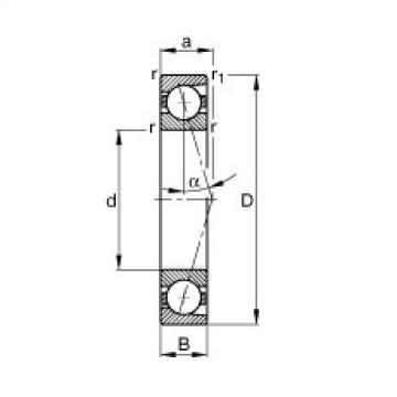 roulements B7022-C-T-P4S FAG