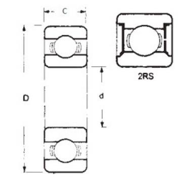 roulements 6407-2RS FBJ