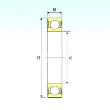 roulements 61824-2RS ISB