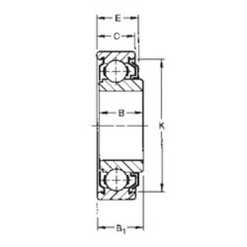 roulements 204KLD Timken