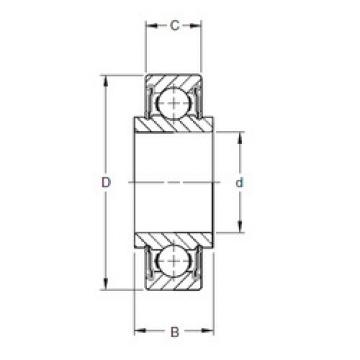 roulements 206NPP2 Timken