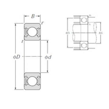 roulements 6819LLU NTN