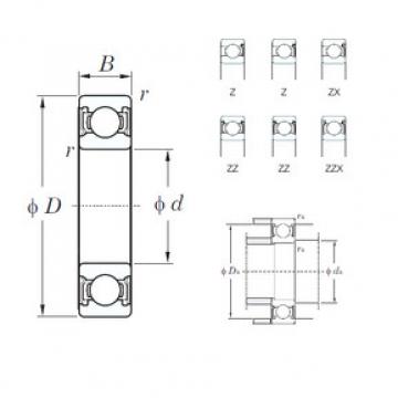 roulements 6019ZZX KOYO