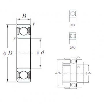 roulements 6916-2RU KOYO