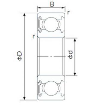 roulements 6002NKE NACHI