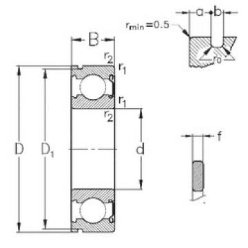 roulements 6016-Z-NR NKE