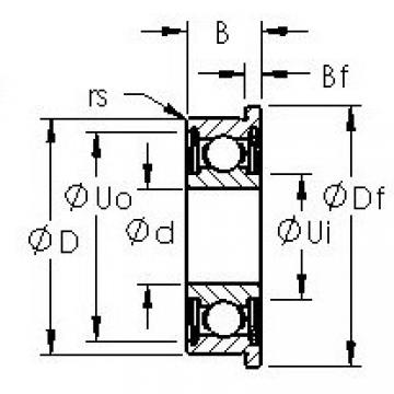 roulements F606HZZ AST