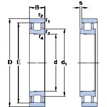 roulements N 1016 KPHA/SP SKF