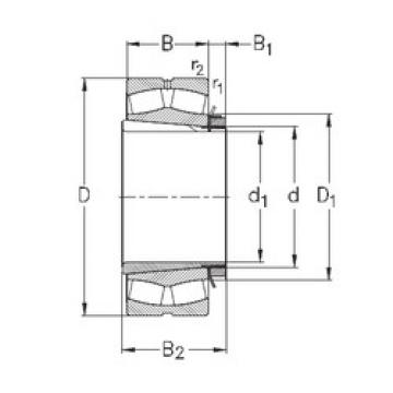 roulements 23148-K-MB-W33+OH3148-H NKE