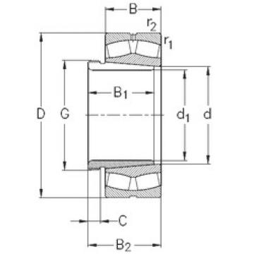 roulements 230/530-K-MB-W33+AH30/530 NKE