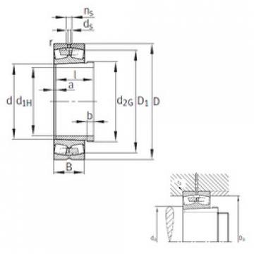 roulements 239/670-B-K-MB+AH39/670 FAG