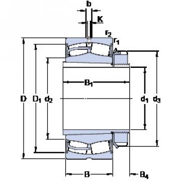 roulements 22326-2CS5K/VT143 + H 2326 SKF