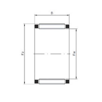 roulements K32x37x17 ISO