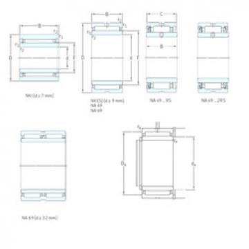 roulements NA4830 SKF