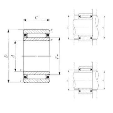 roulements NAF 506820 IKO