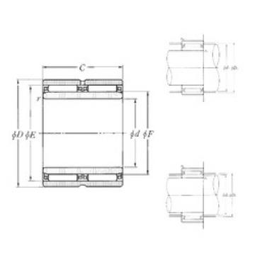 roulements NAO-25×40×26ZW NTN