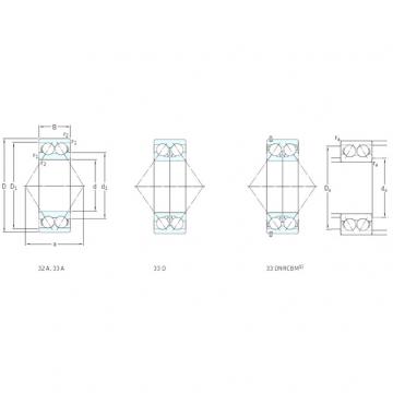 roulements 3307DJ1 SKF