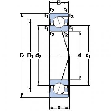 roulements 71817 CD/P4 SKF