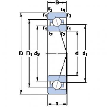 roulements 707 ACE/P4A SKF