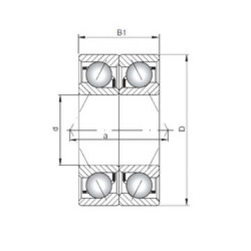 roulements 7203 CDB ISO