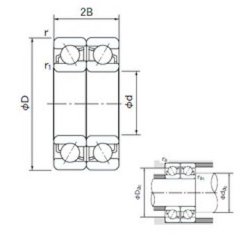 roulements 7006CDF NACHI