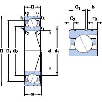 roulements 7016 ACD/HCP4AL SKF