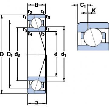 roulements 71918 ACE/HCP4AH1 SKF