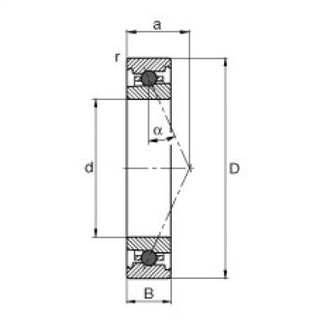 roulements HC7019-E-T-P4S FAG