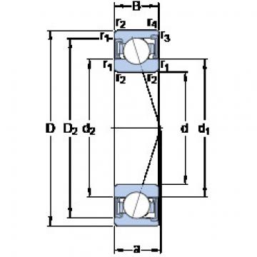 roulements S7018 CD/P4A SKF