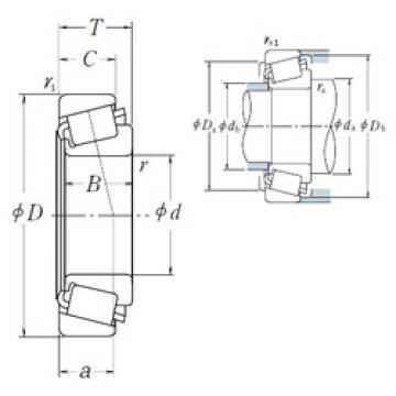 roulements L44649/L44610 NSK