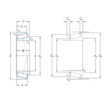 roulements 30238J2 SKF