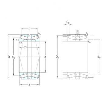 roulements 32236T196J2/DB32 SKF