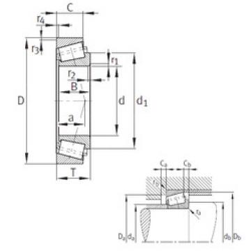 roulements KHH231649-HH231615 FAG