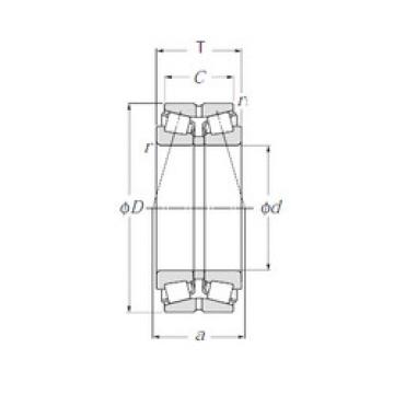 roulements 432220XU NTN