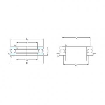 roulements 51206 SKF