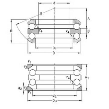 roulements 54309+U309 NKE