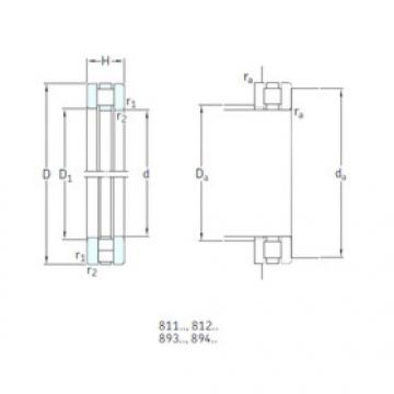 roulements 81207TN SKF