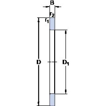 roulements GS 81218 SKF