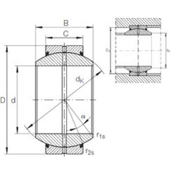 roulements GE 17 FO-2RS INA