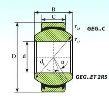 roulements GEG 15 C ISB