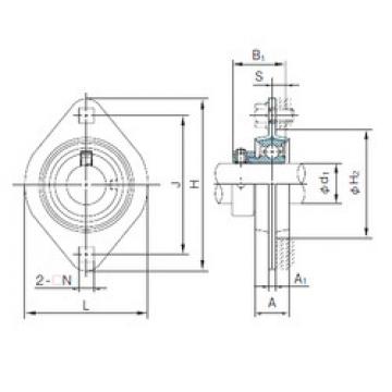 roulements KHPFL207A NACHI