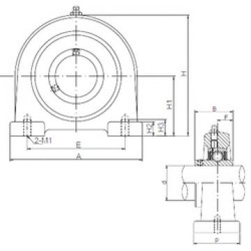 roulements UCPA207 ISO