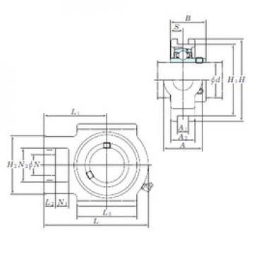 roulements UCTX07-22 KOYO