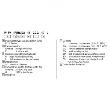 TOKIME piston pump P16V-RSG-11-CC-10-J