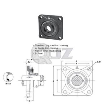 1.25 in Square Flange Units Cast Iron SAF206-20 Mounted Bearing SA206-20+F206