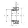 roulements 23040-E1A-K-M + H3040 FAG