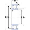 roulements 619/600 MA SKF