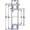 roulements D/W R8-2RZ SKF