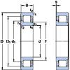 roulements NJ 1036 ML SKF