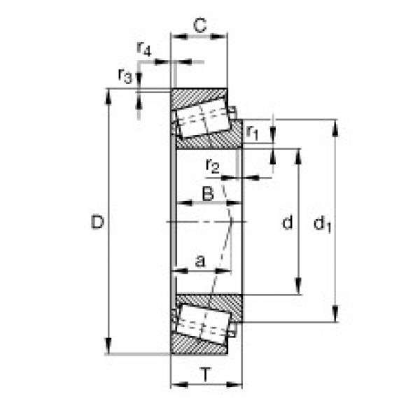 roulements KLM603049-LM603011 FAG #1 image